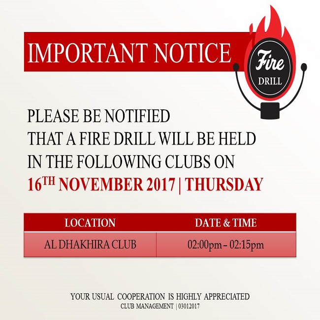 important-notice-fire-drill-november-2017